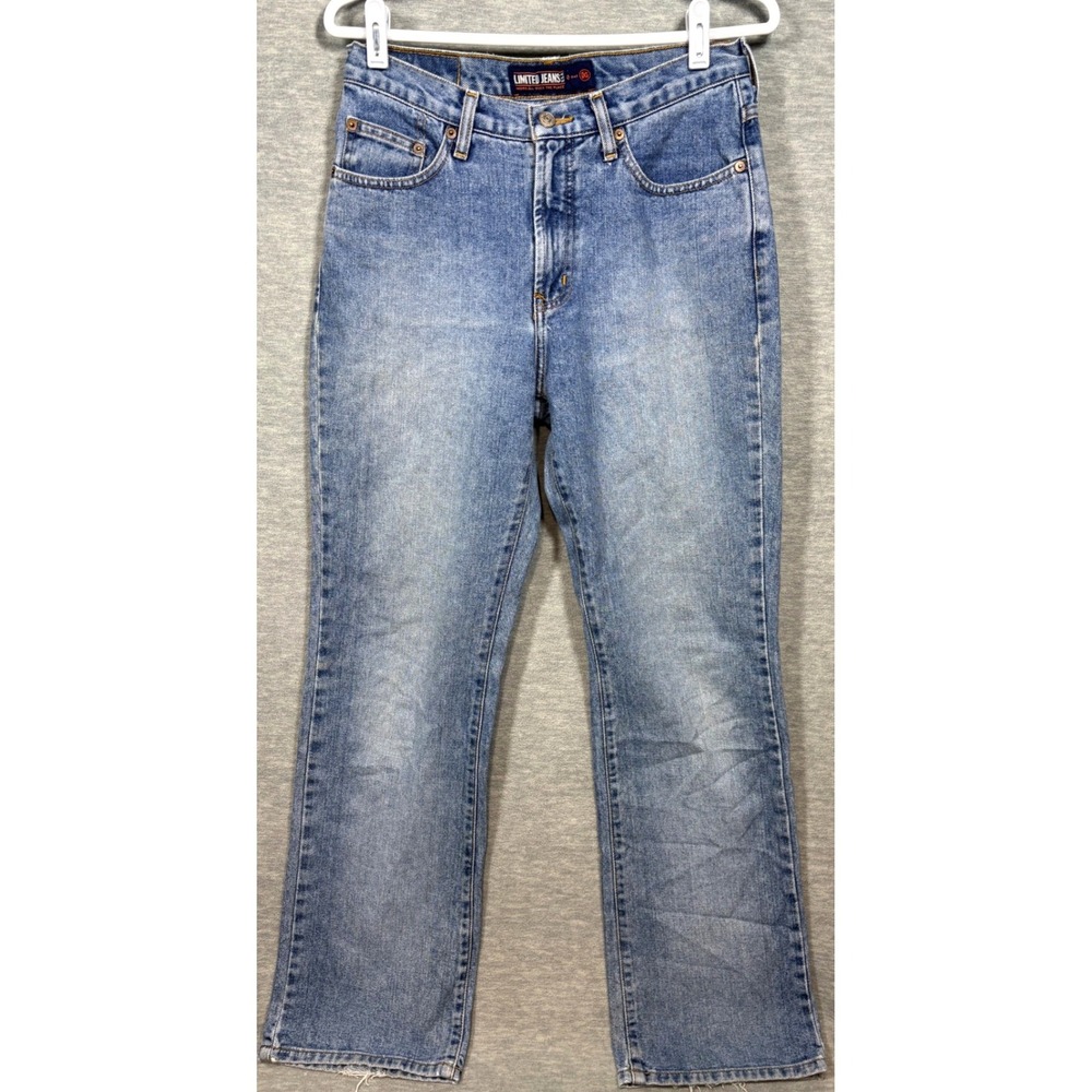 90s Y2K The Limited Jeans Womens Size 8 Regular Light Wash Denim Straight Jeans‎